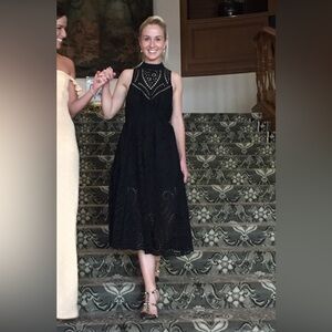 Zimmermann black detail dress with tie size 0